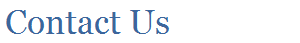 Contact Us